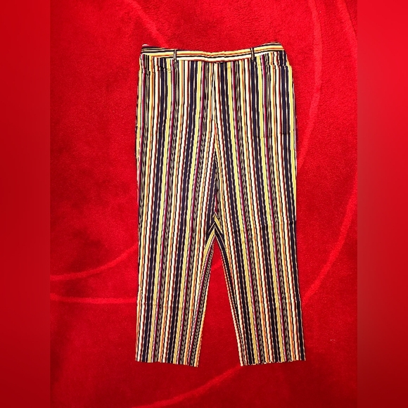 Sag Harbor Multicolor Striped Straight Leg Pants - Picture 7 of 9